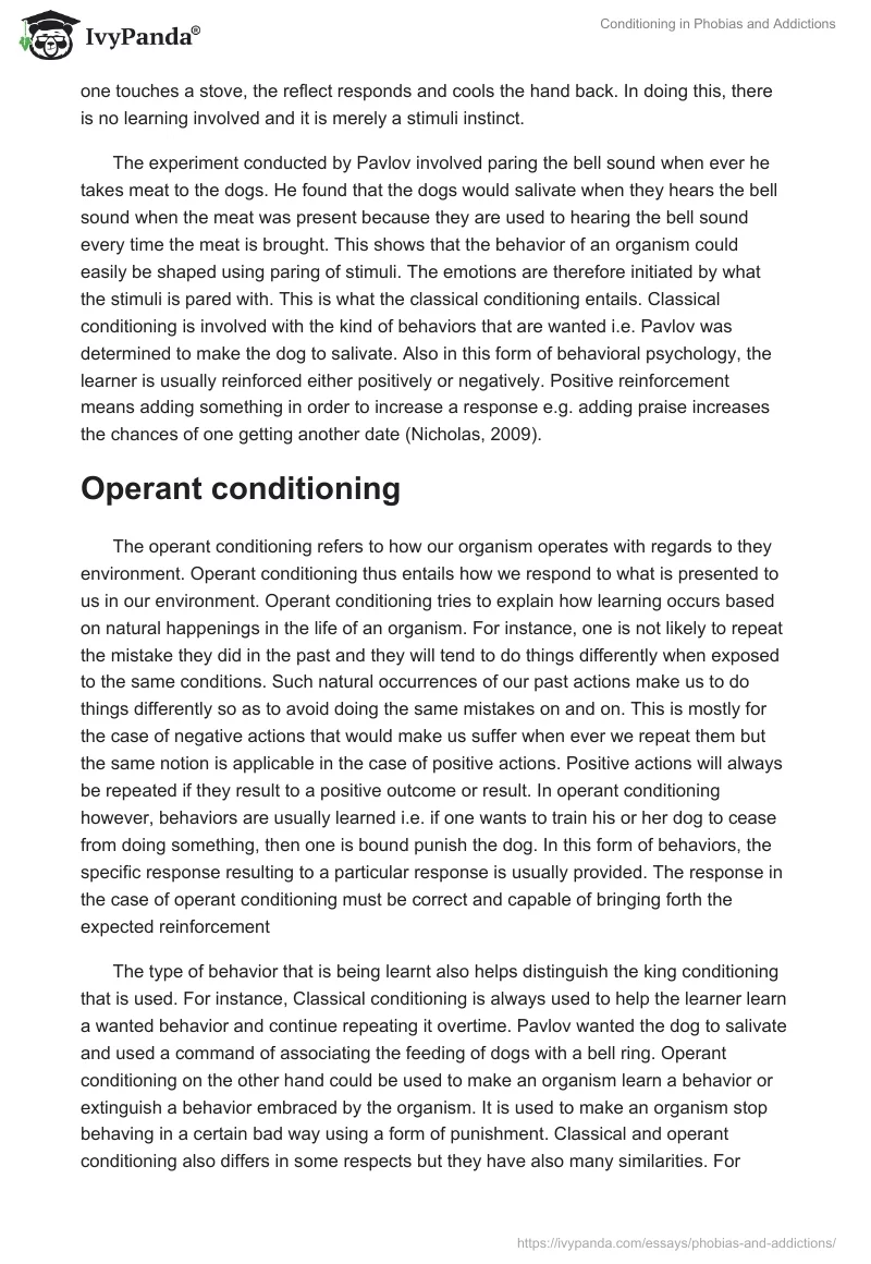 Conditioning in Phobias and Addictions. Page 2
