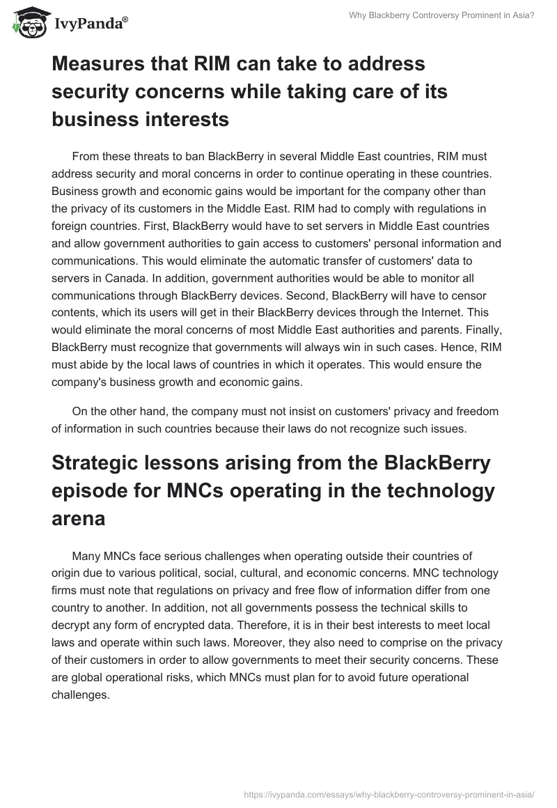 Why Blackberry Controversy Prominent in Asia?. Page 2