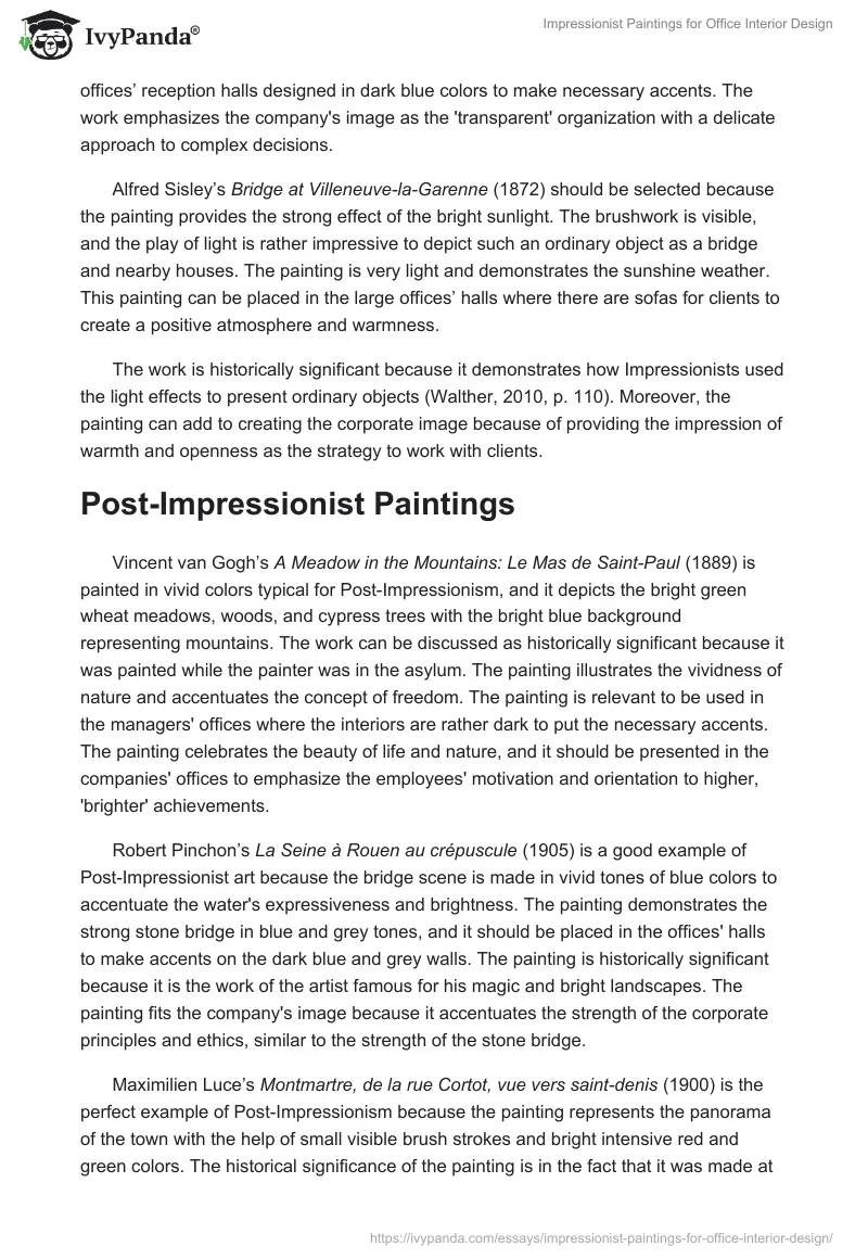 Impressionist Paintings for Office Interior Design. Page 2