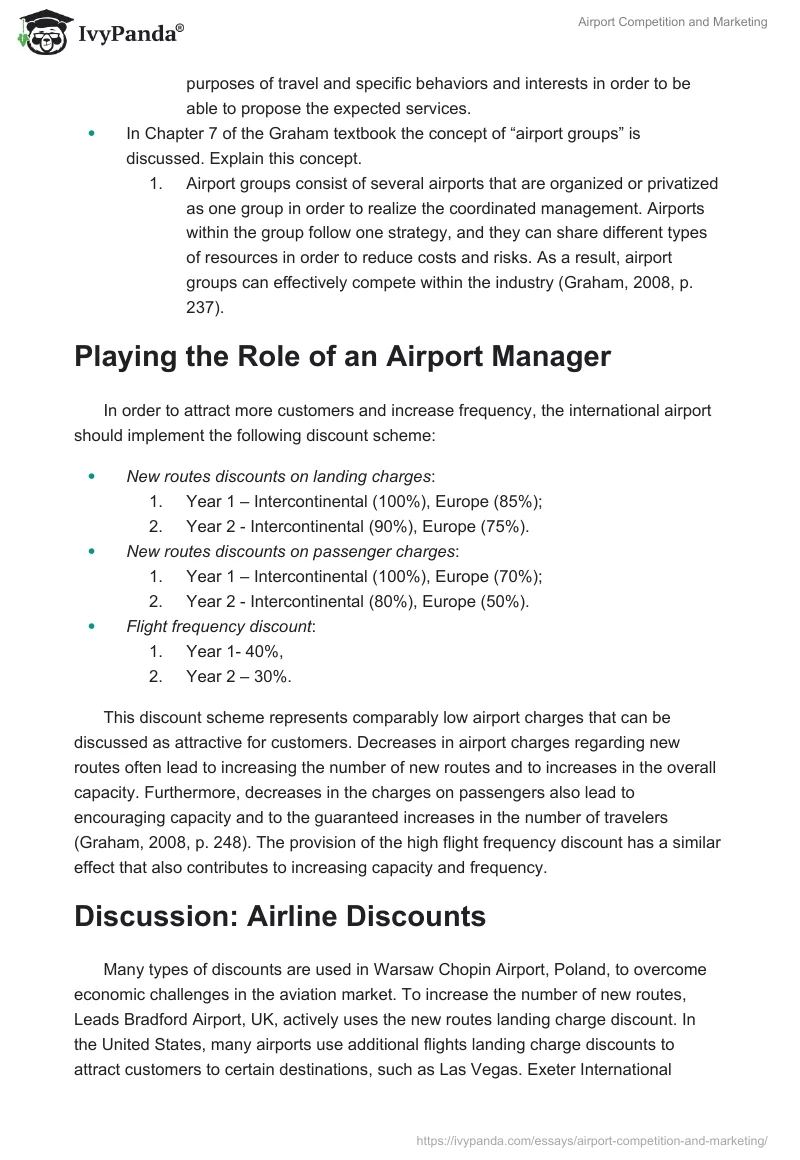 Airport Competition and Marketing. Page 2