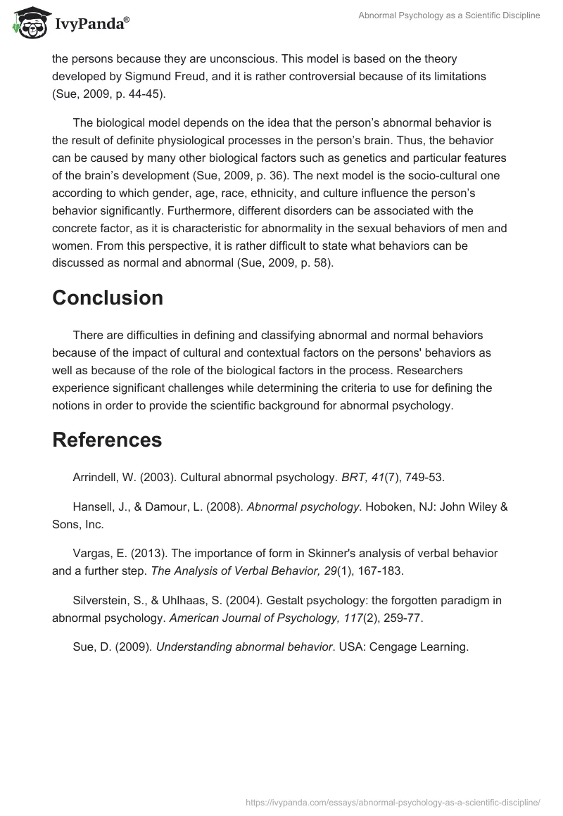 Abnormal Psychology as a Scientific Discipline. Page 3