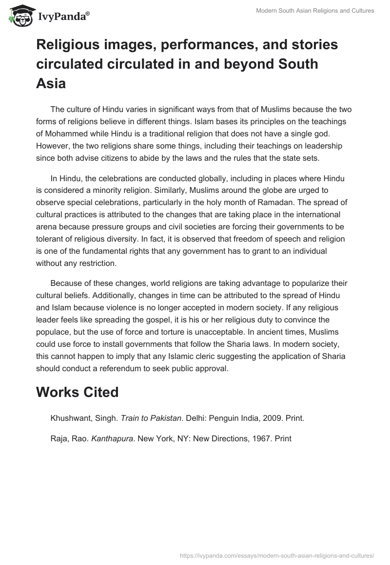 Modern South Asian Religions and Cultures. Page 3