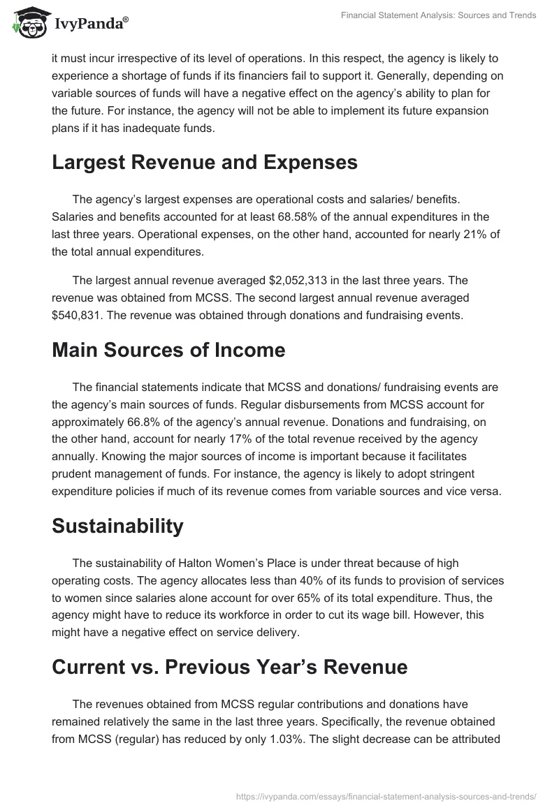 Financial Statement Analysis: Sources and Trends. Page 2