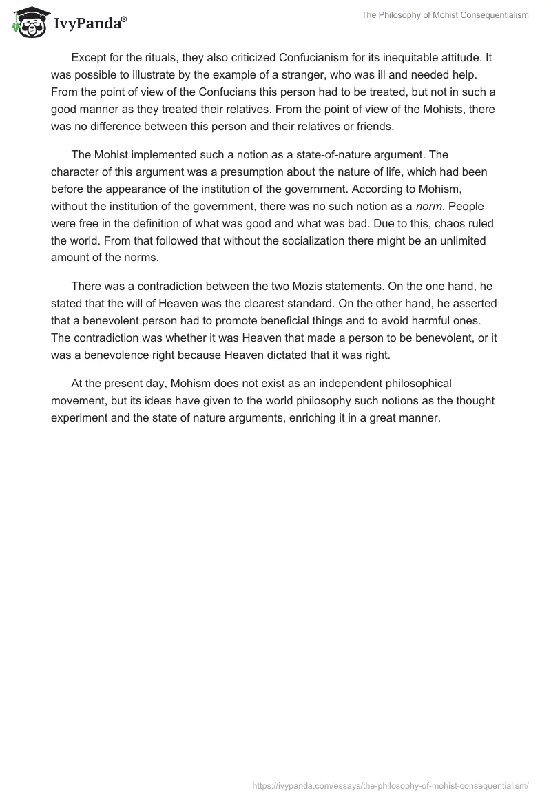The Philosophy of Mohist Consequentialism. Page 2