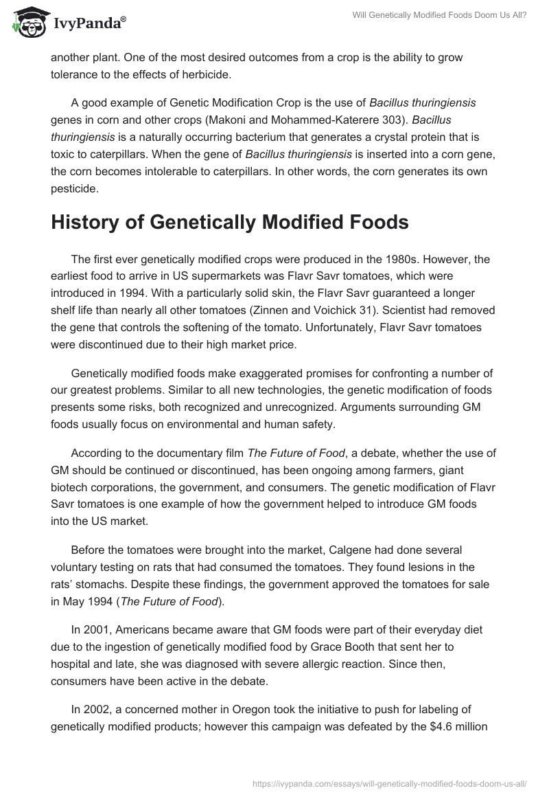Will Genetically Modified Foods Doom Us All?. Page 2