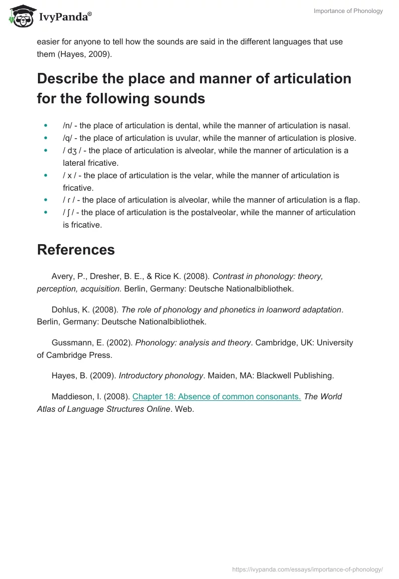 Importance of Phonology. Page 4