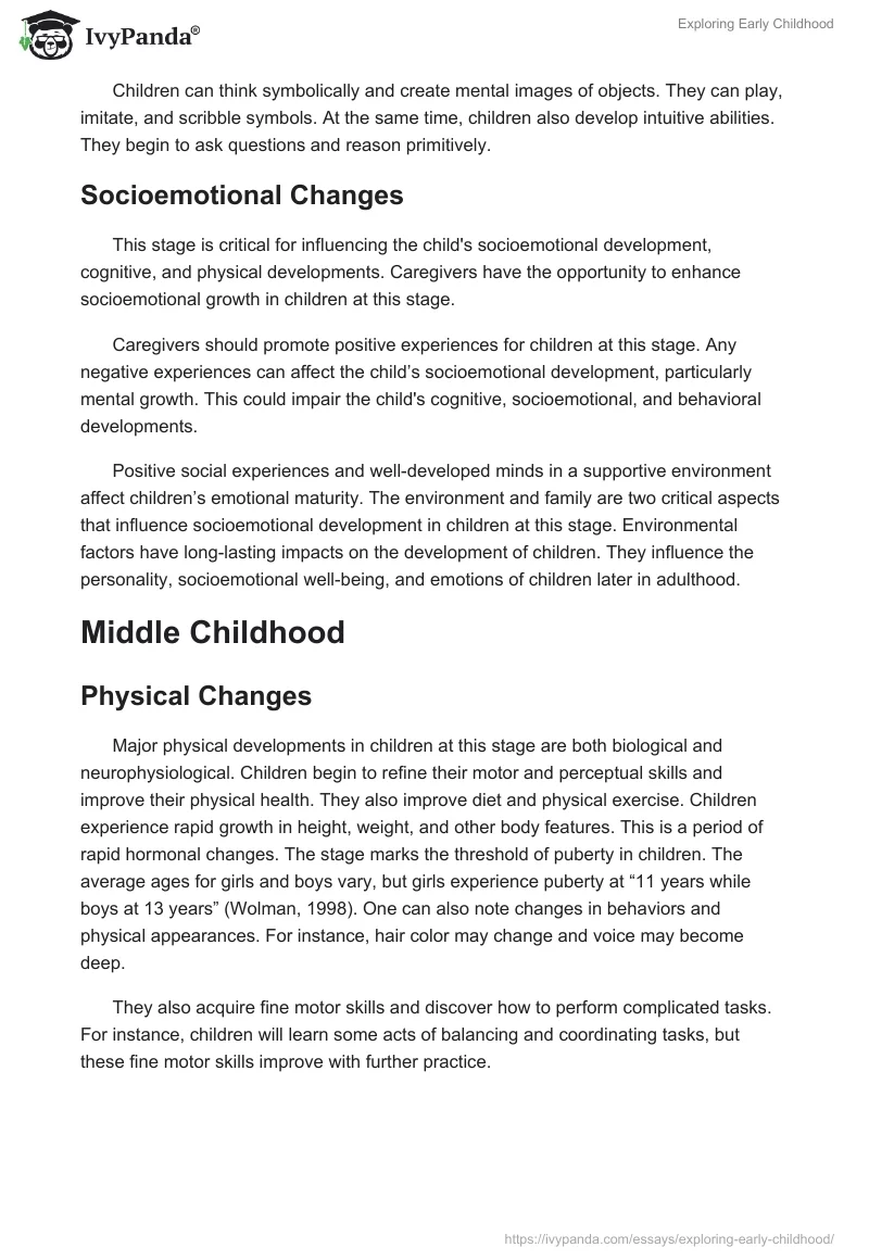 Exploring Early Childhood. Page 3