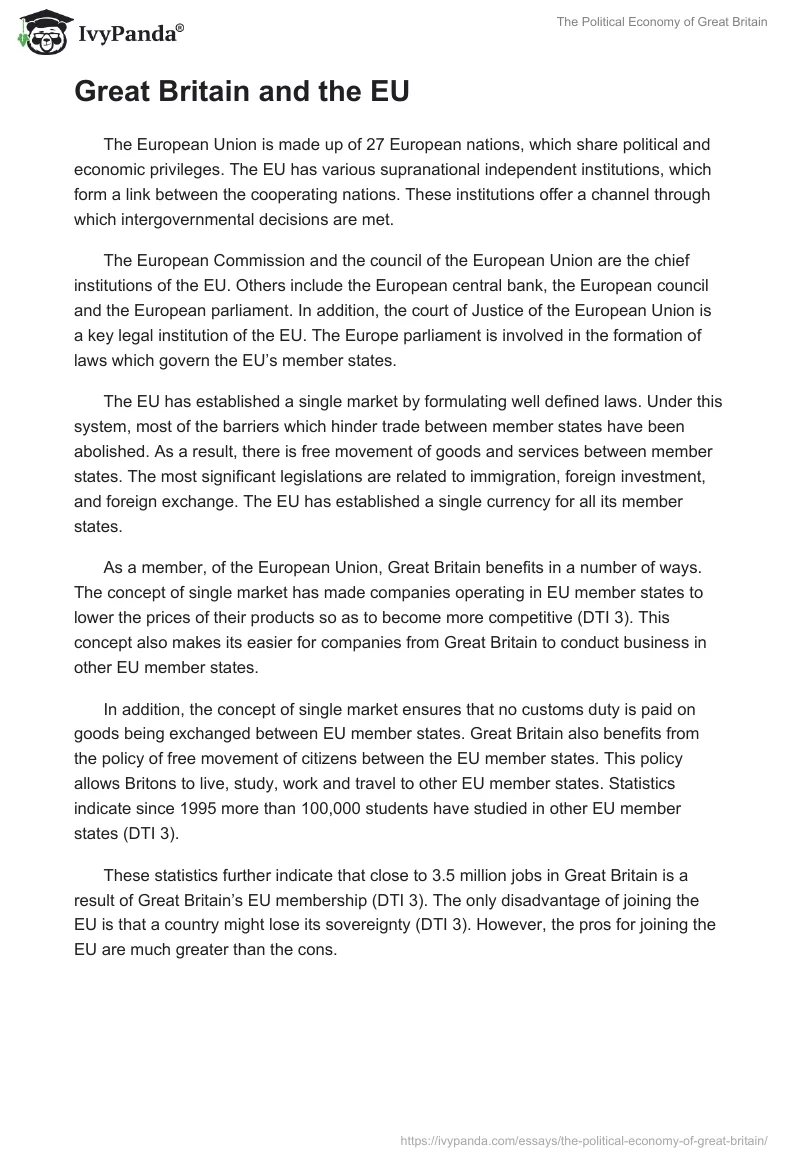 The Political Economy of Great Britain. Page 3