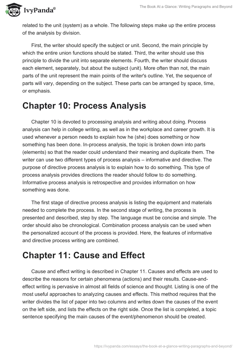 The Book "At a Glance: Writing Paragraphs and Beyond". Page 2