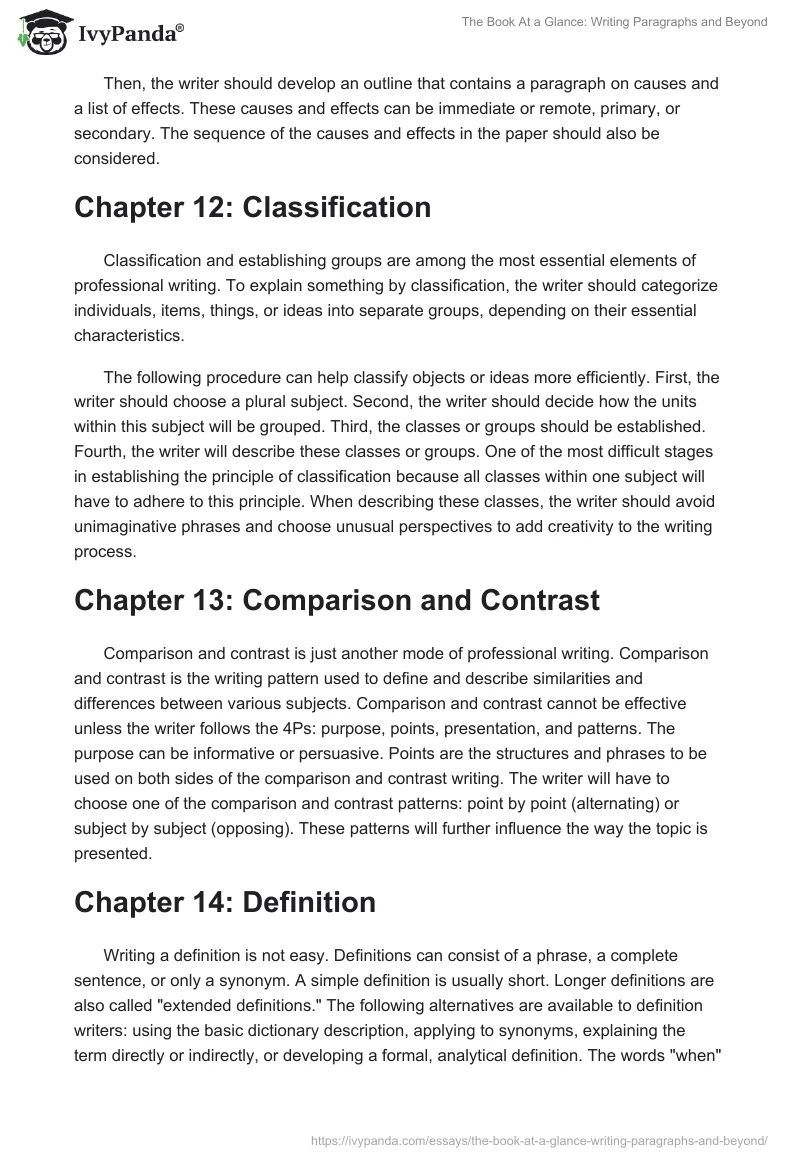 The Book "At a Glance: Writing Paragraphs and Beyond". Page 3