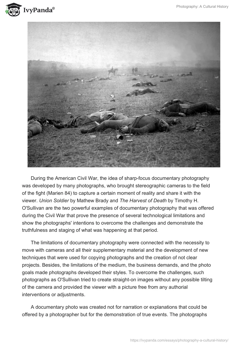 Photography: A Cultural History. Page 4