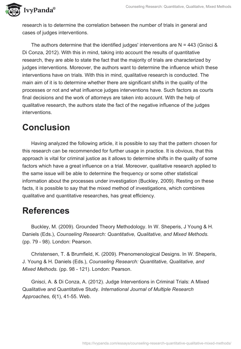 Counseling Research: Quantitative, Qualitative, Mixed Methods. Page 2