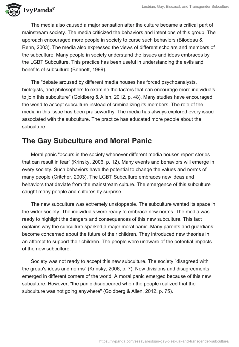 Lesbian, Gay, Bisexual, and Transgender Subculture. Page 5