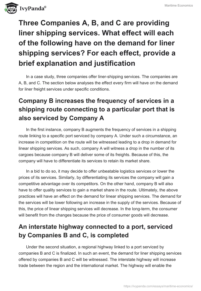 Maritime Economics. Page 3