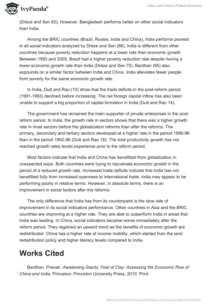 India’s and China’s Political Economy. Page 4