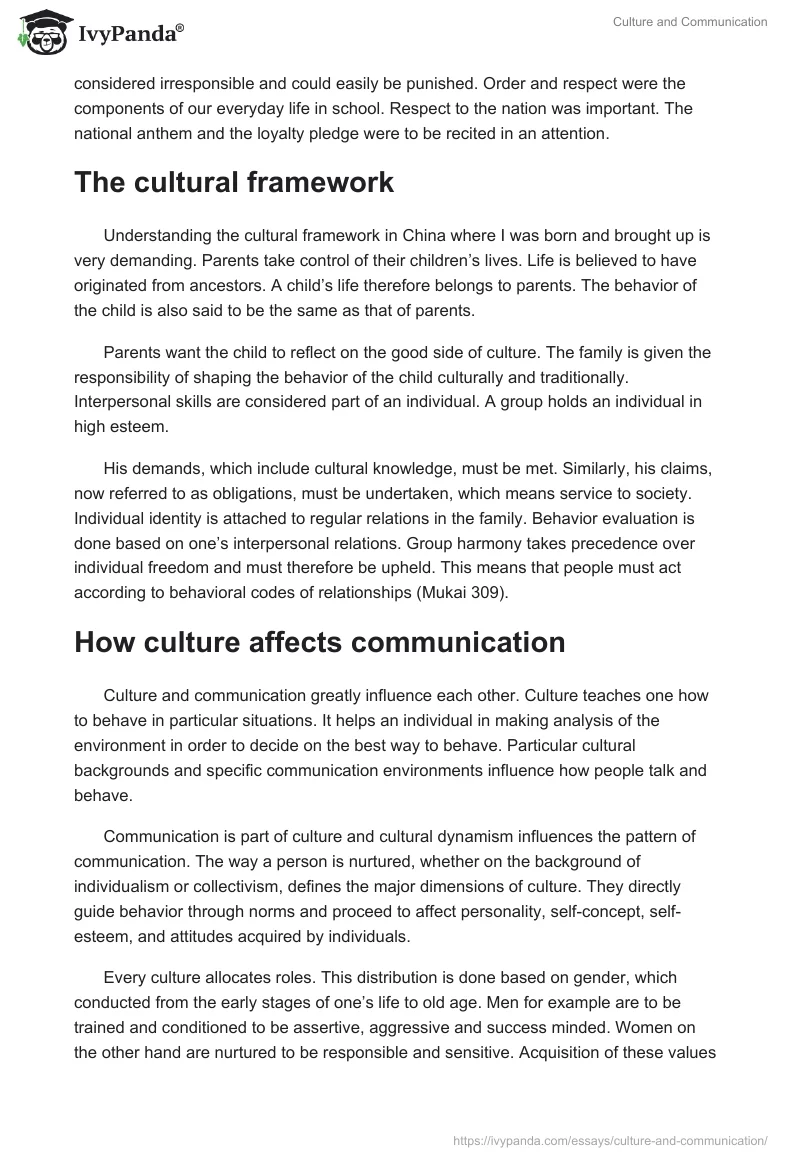 Culture and Communication. Page 3