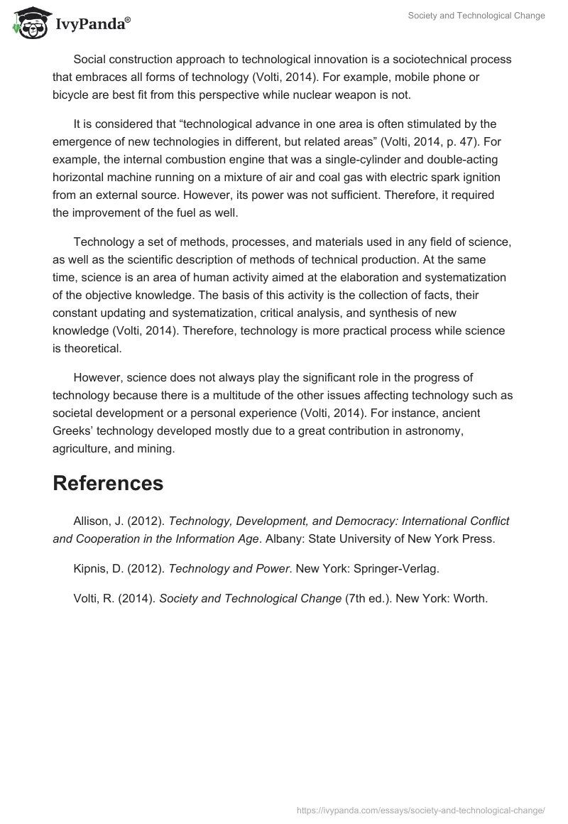 Society and Technological Change. Page 2