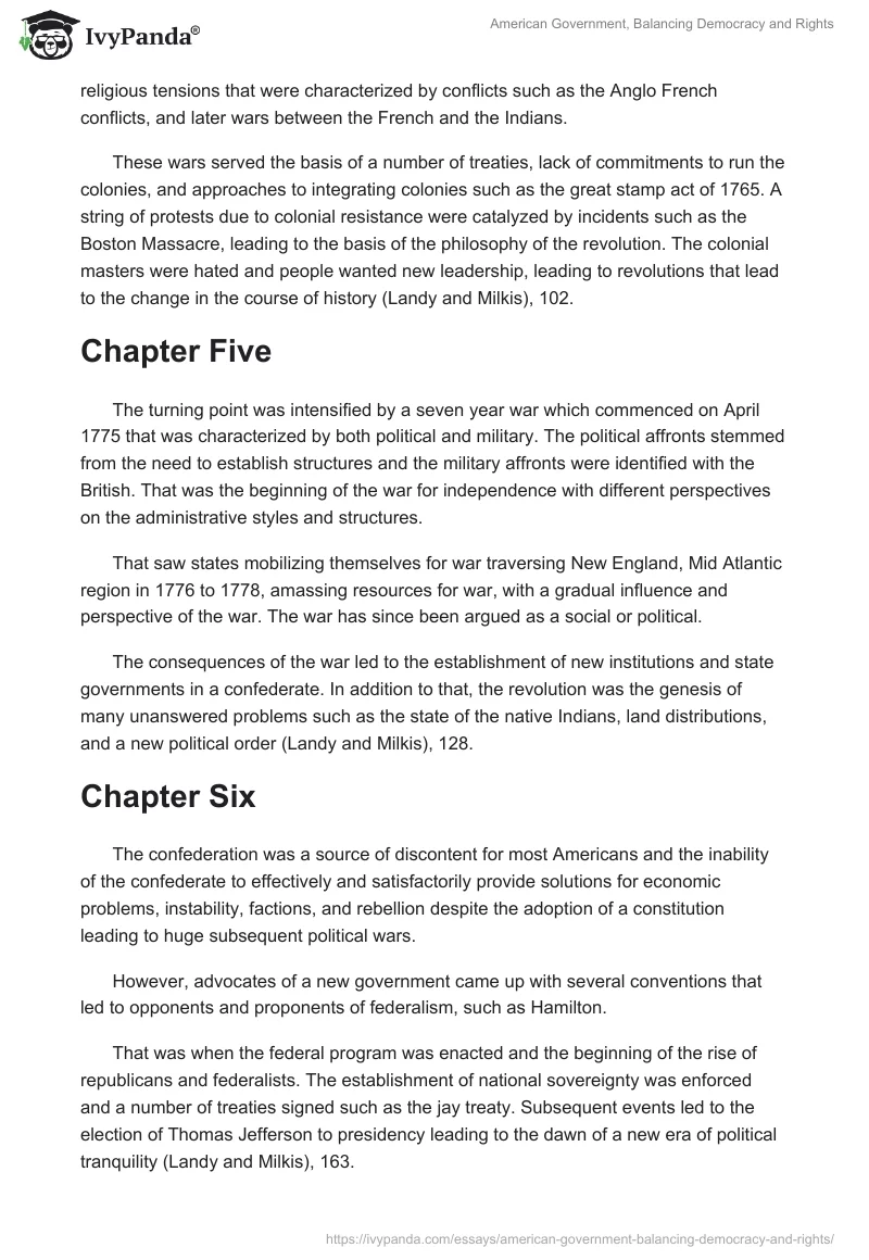 American Government, Balancing Democracy and Rights. Page 3