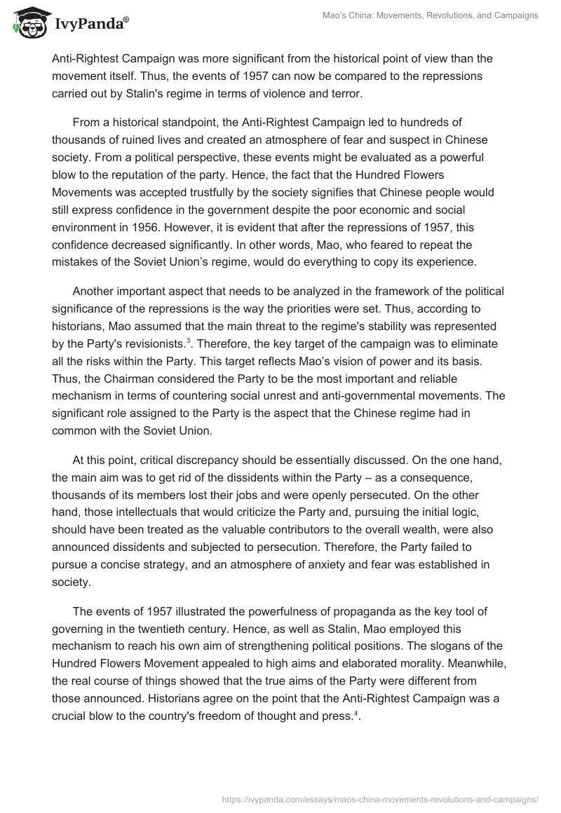 Mao’s China: Movements, Revolutions, and Campaigns. Page 2