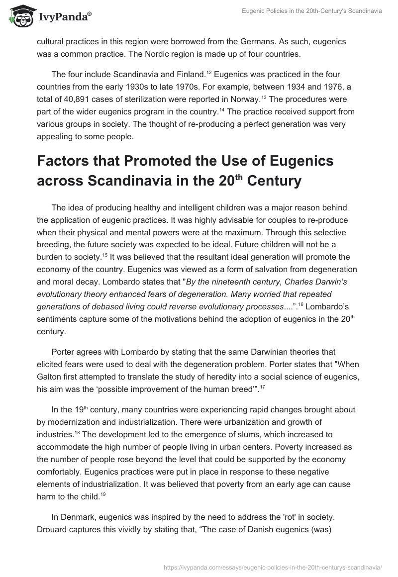 Eugenic Policies in the 20th-Century's Scandinavia. Page 4