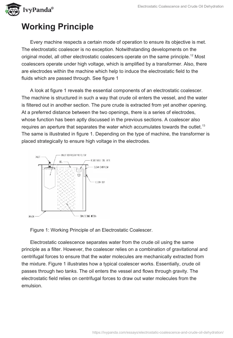 Electrostatic Coalescence and Crude Oil Dehydration. Page 3