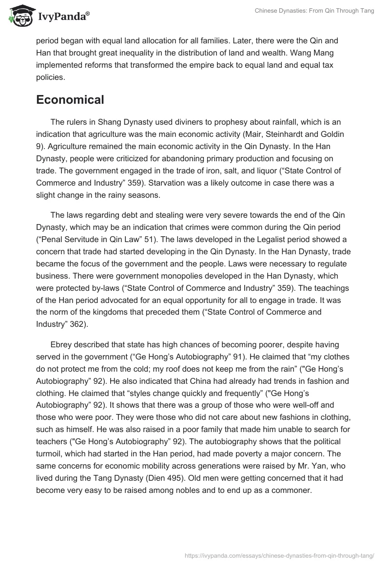Chinese Dynasties: From Qin Through Tang. Page 4
