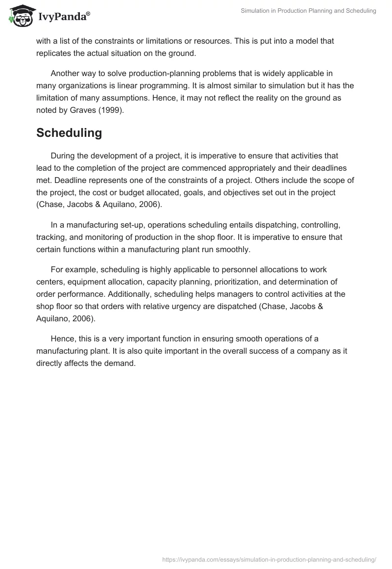Simulation in Production Planning and Scheduling. Page 3