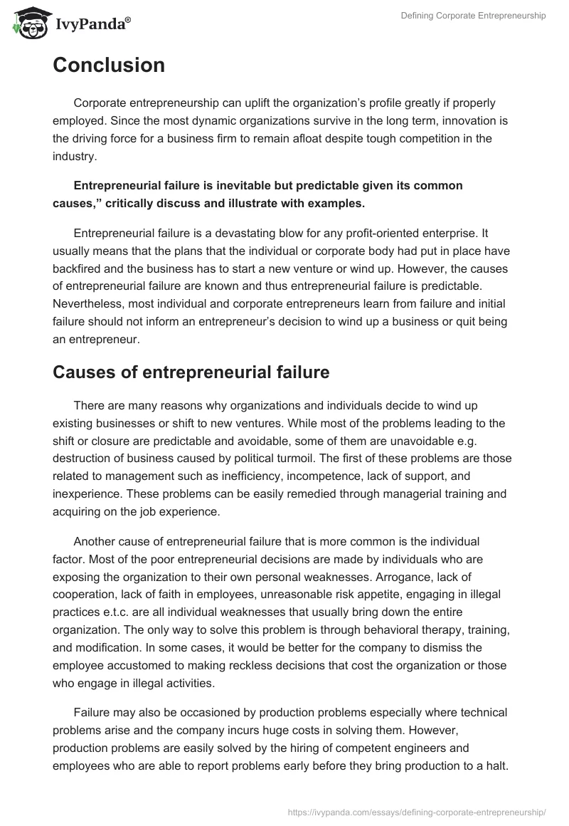 Defining Corporate Entrepreneurship. Page 3