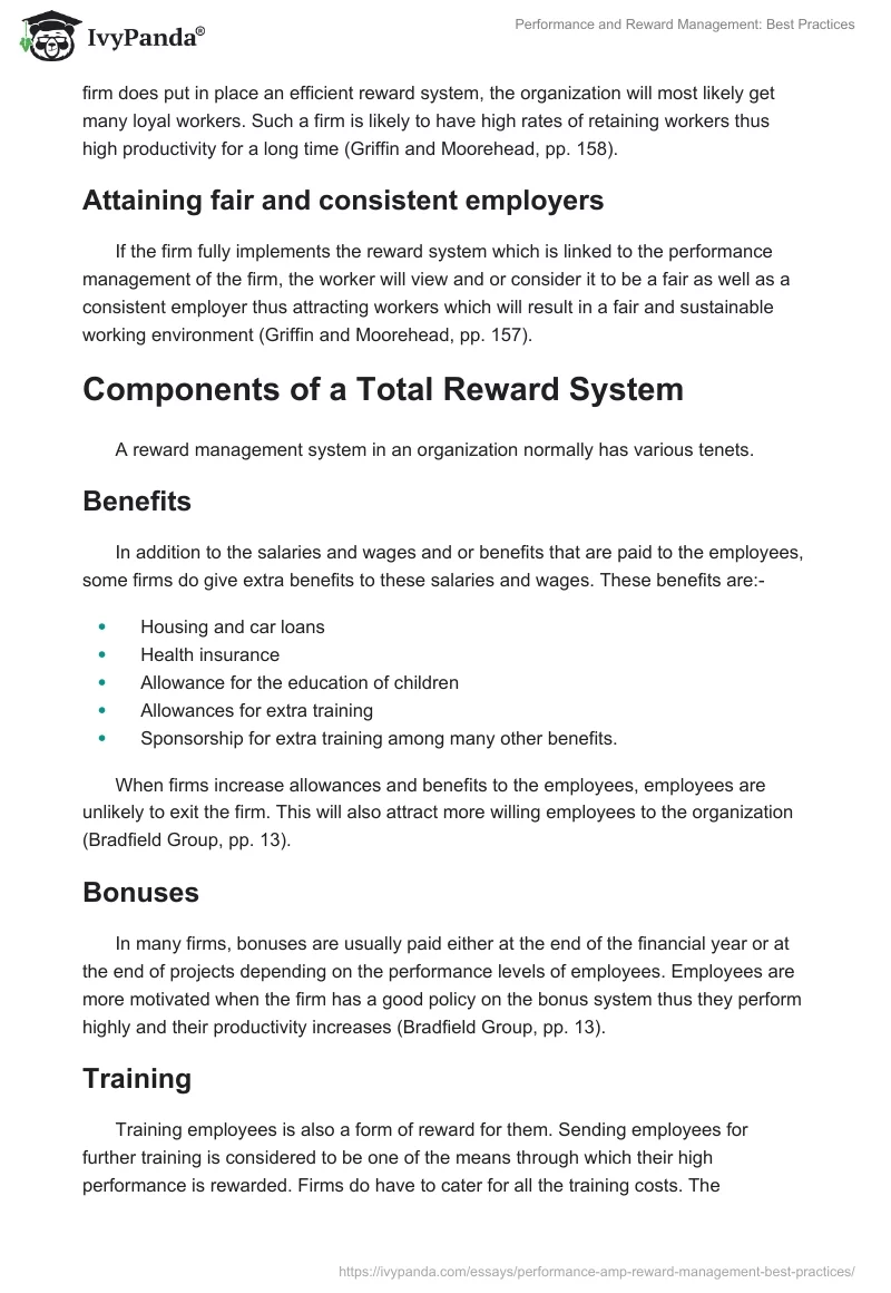 Performance and Reward Management: Best Practices. Page 2