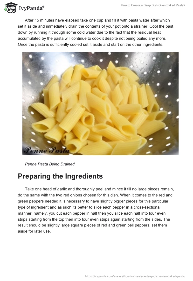 How to Create a Deep Dish Oven Baked Pasta?. Page 2