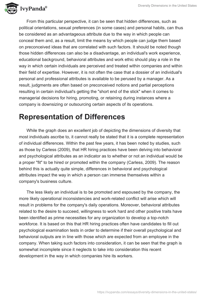 Diversity Dimensions in the United States. Page 2