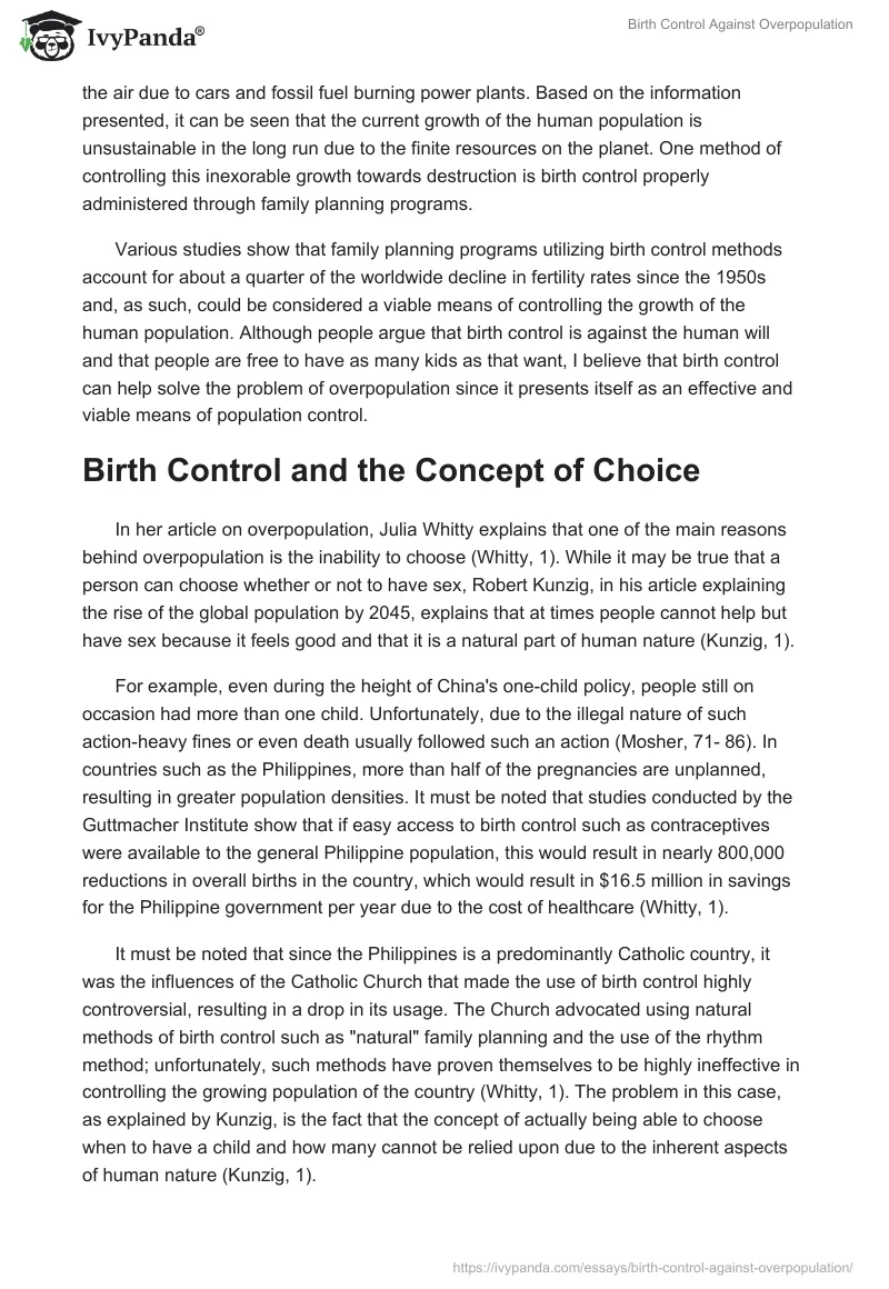 Birth Control Against Overpopulation. Page 2