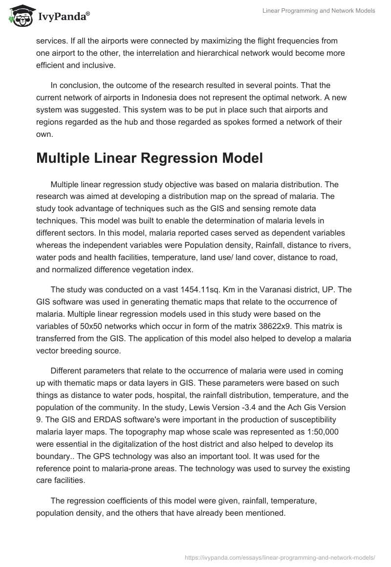 Linear Programming and Network Models. Page 4
