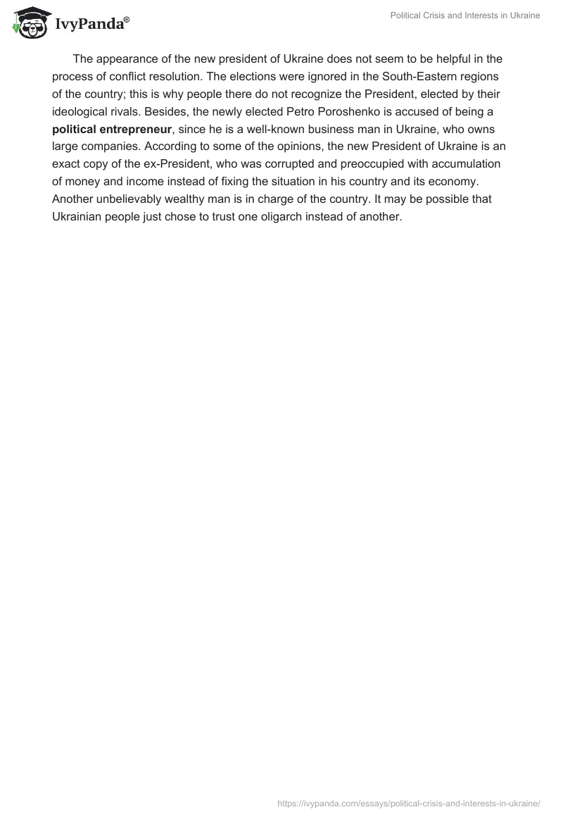 Political Crisis and Interests in Ukraine. Page 2