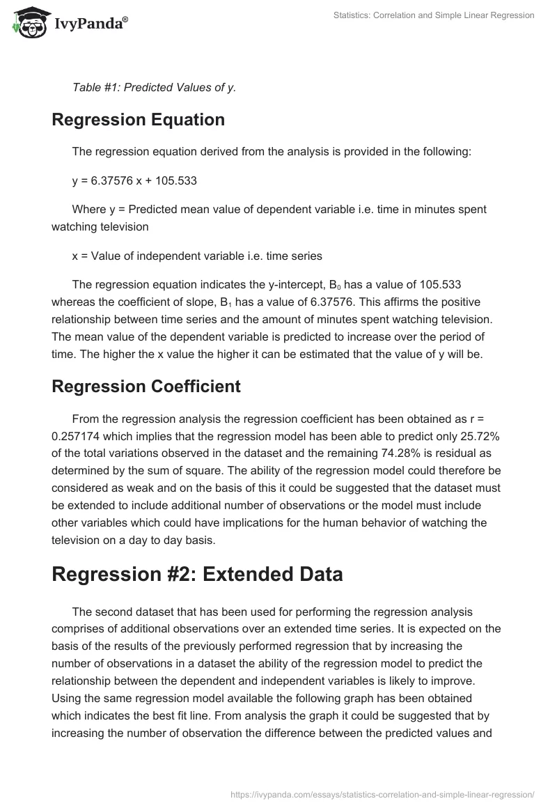 Statistics: Correlation and Simple Linear Regression. Page 3