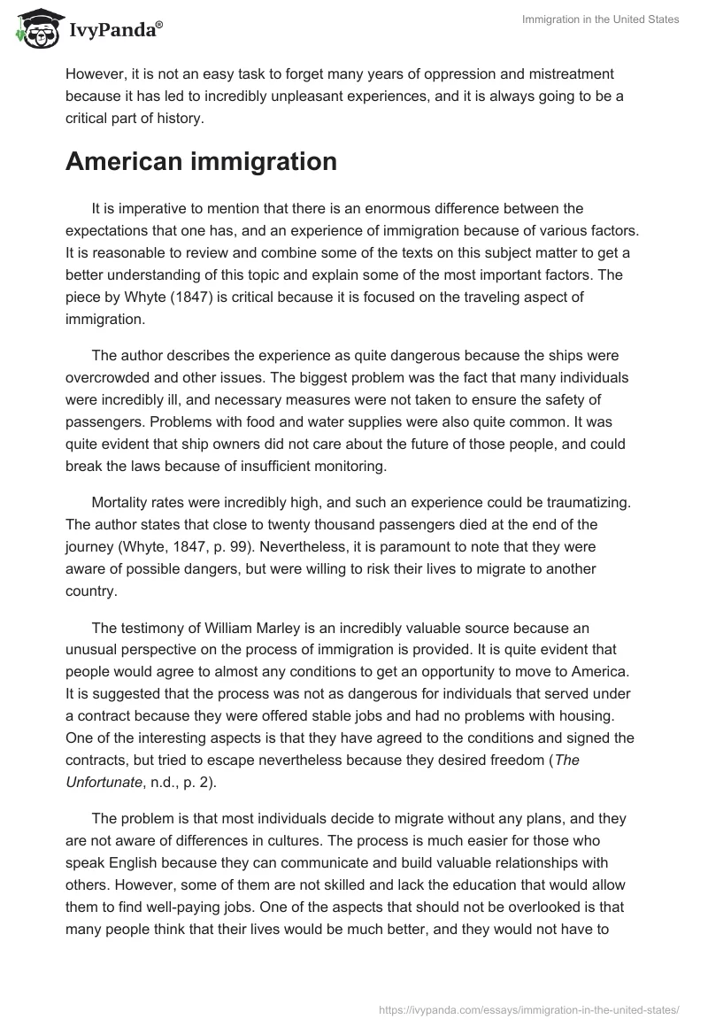 Immigration in the United States. Page 4
