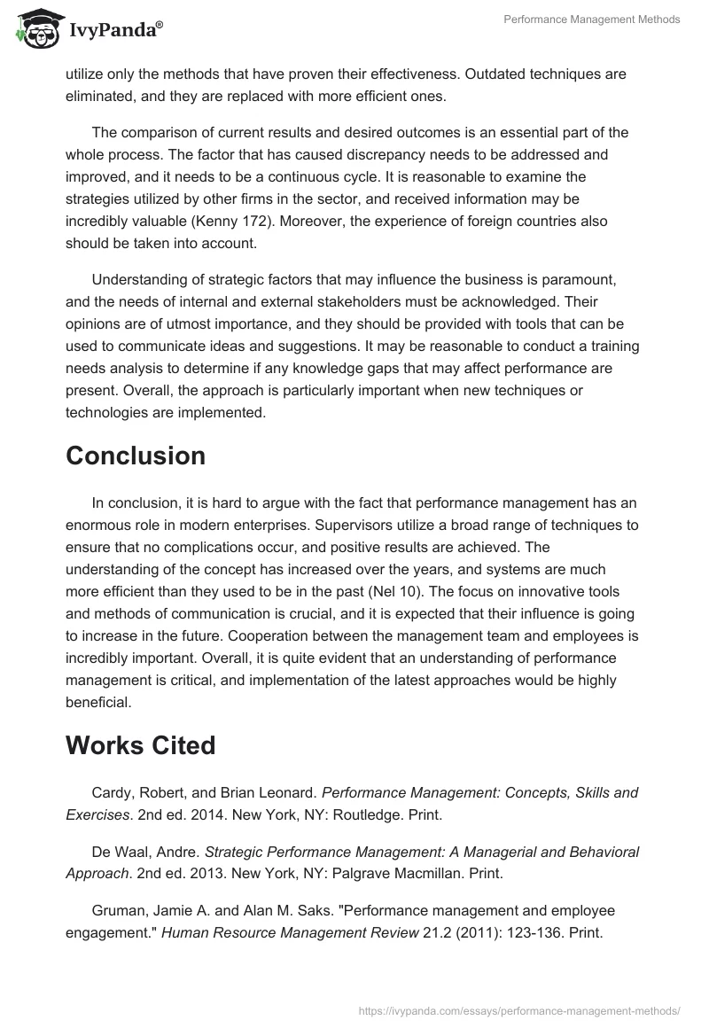 Performance Management Methods. Page 3