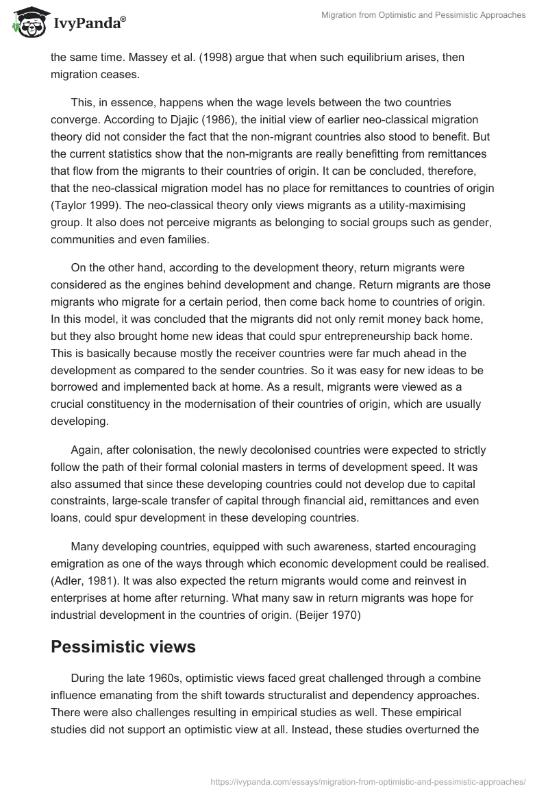 Migration From Optimistic and Pessimistic Approaches. Page 3