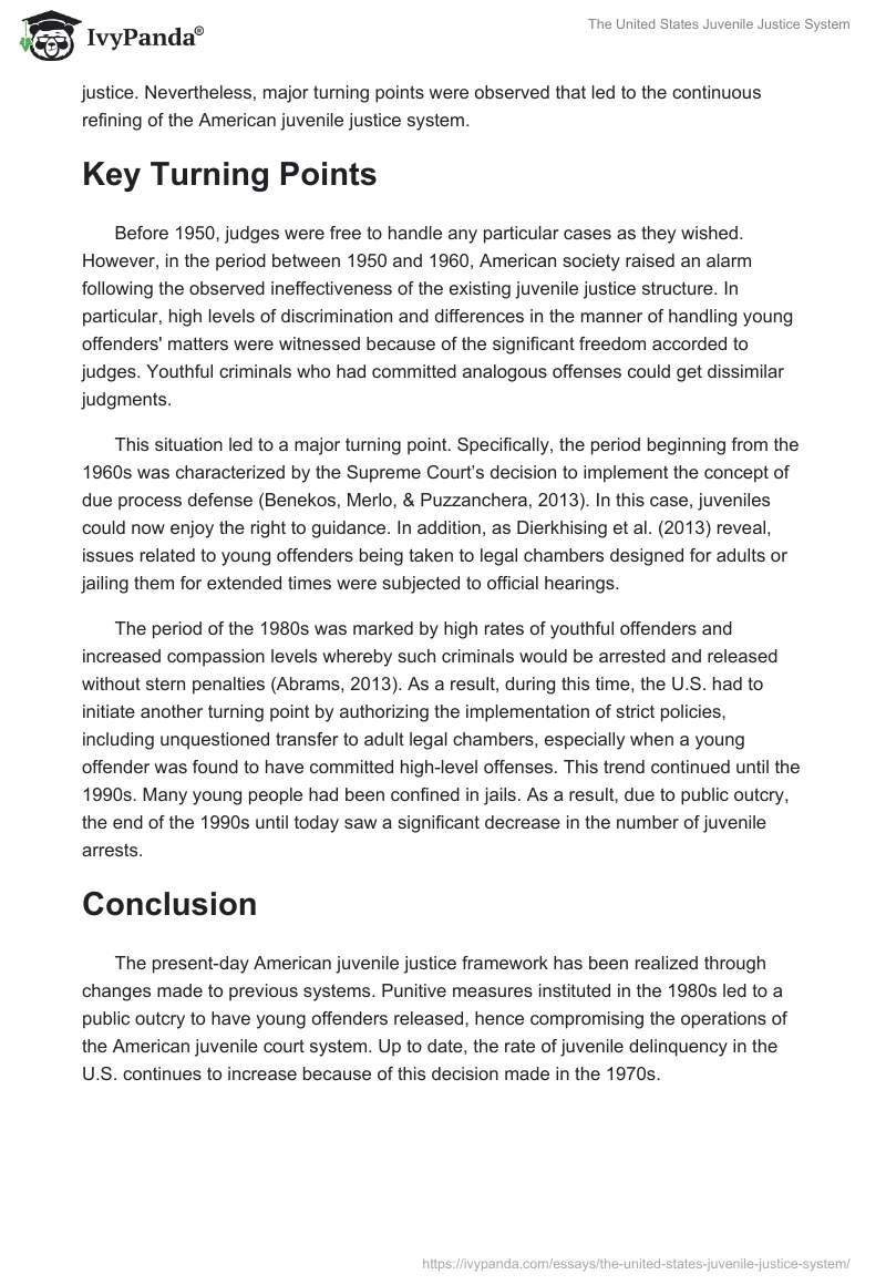 The United States Juvenile Justice System. Page 2