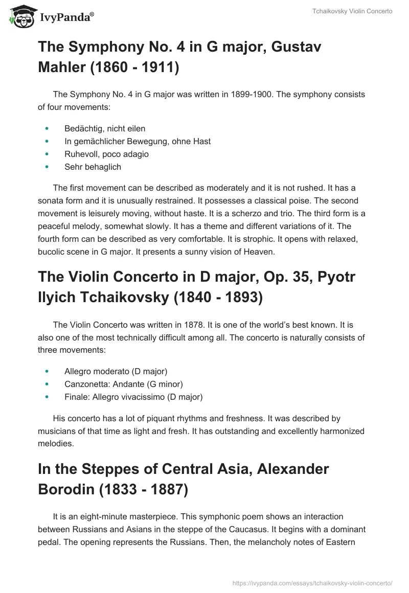 Tchaikovsky Violin Concerto. Page 4