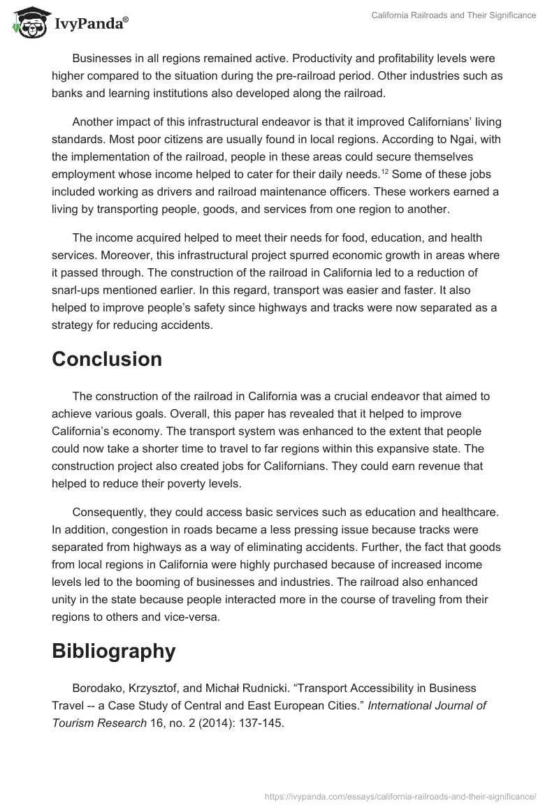 California Railroads and Their Significance. Page 4