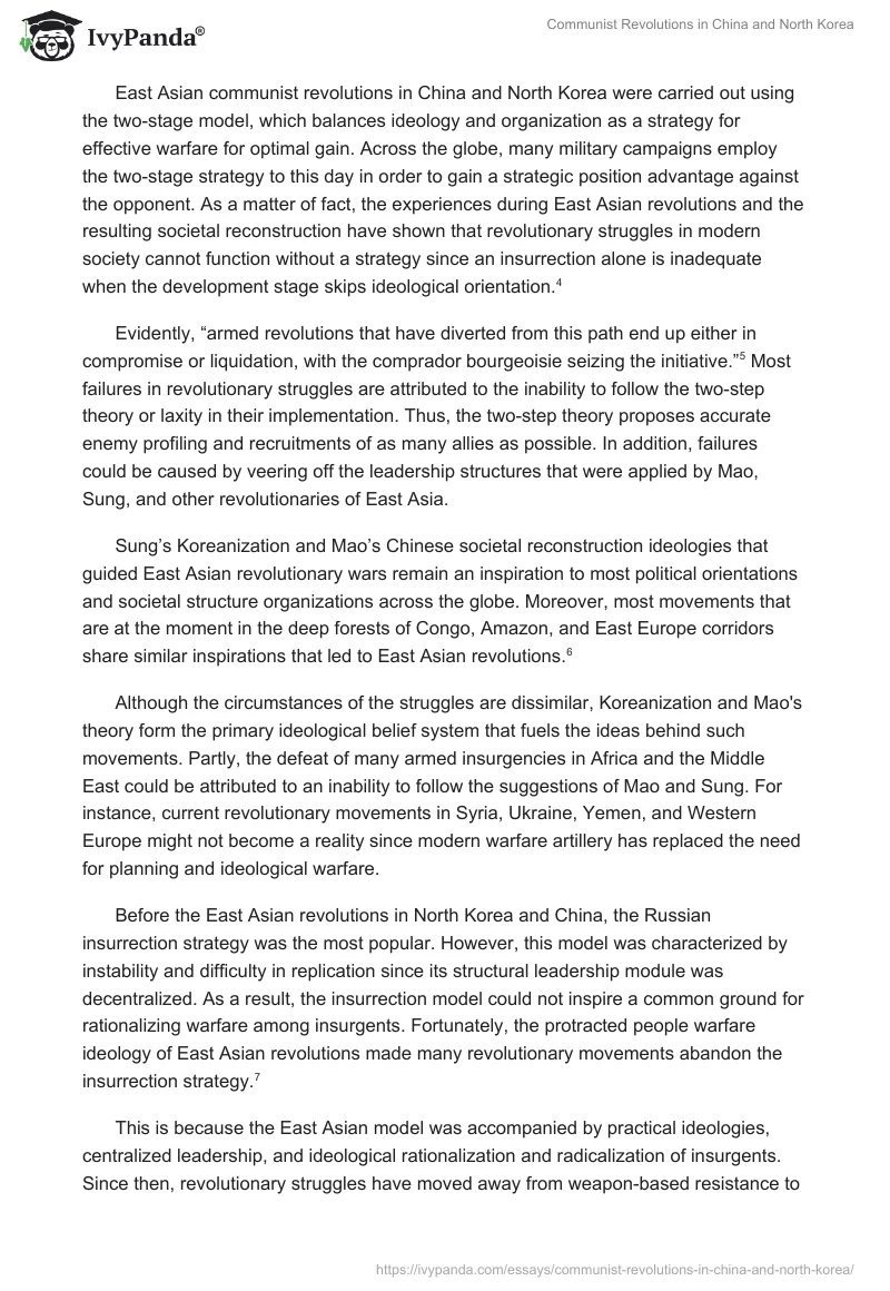Communist Revolutions in China and North Korea. Page 3