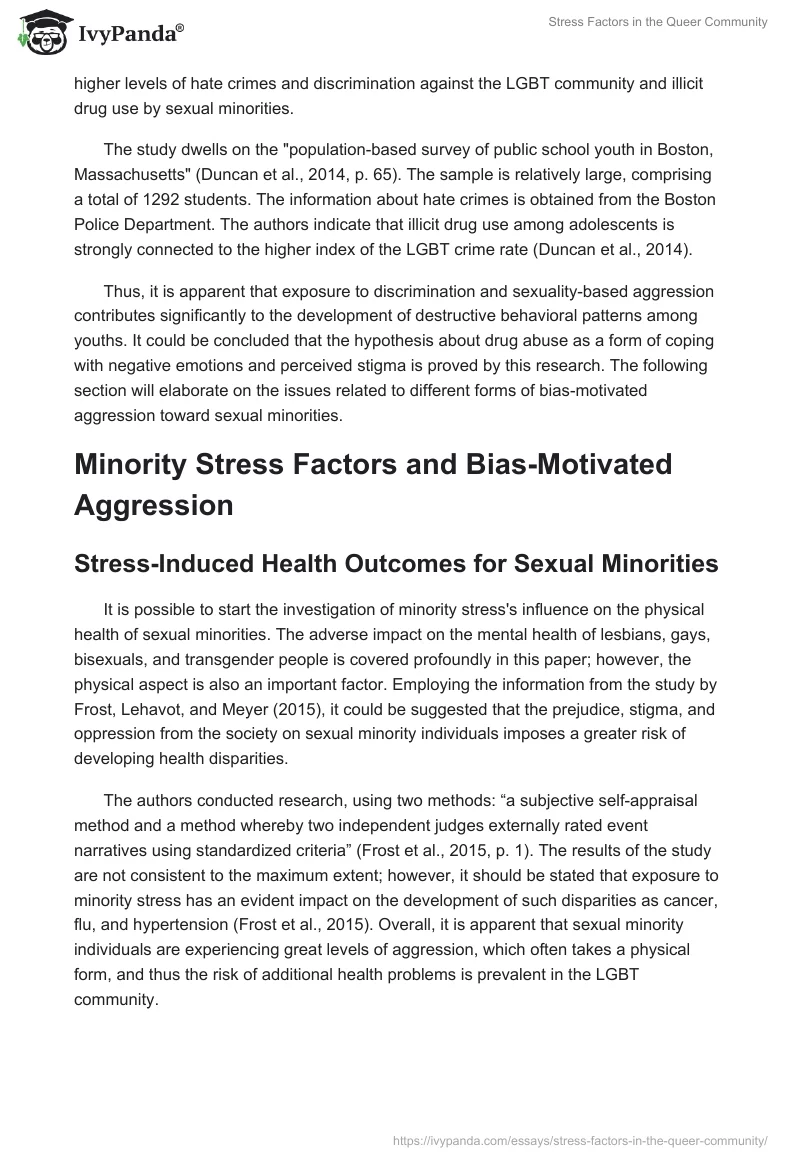 Stress Factors in the Queer Community. Page 5