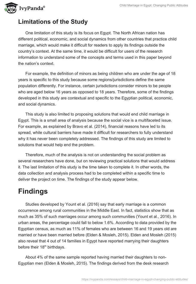 Child Marriage in Egypt: Changing Public Attitudes. Page 4