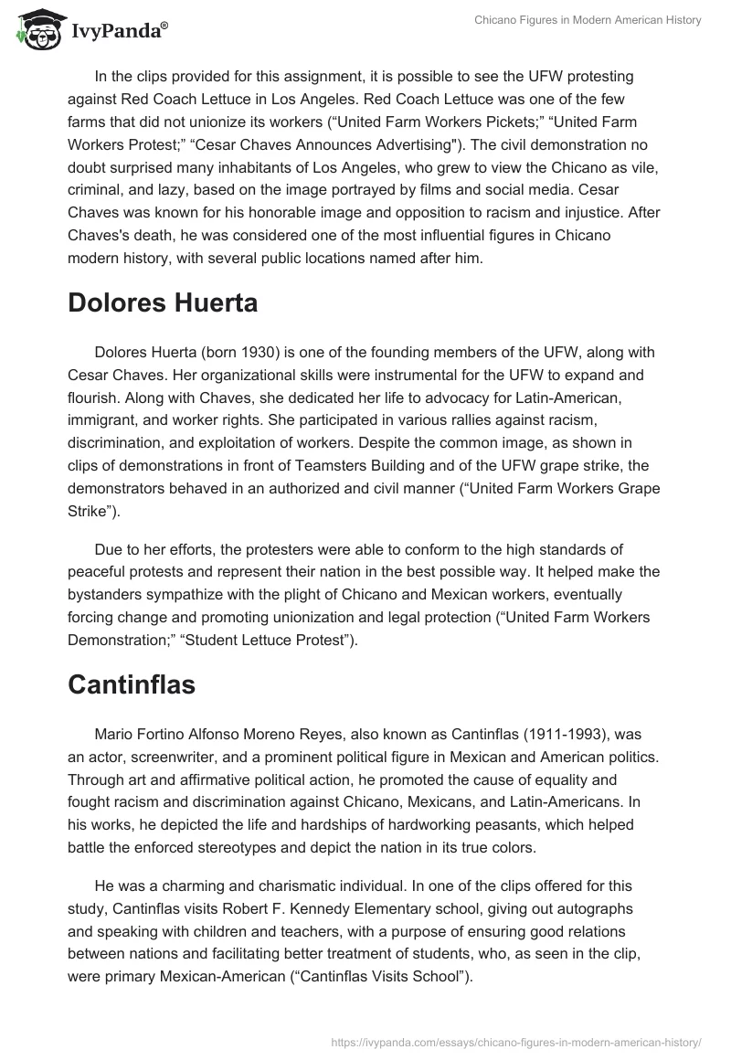 Chicano Figures in Modern American History. Page 2