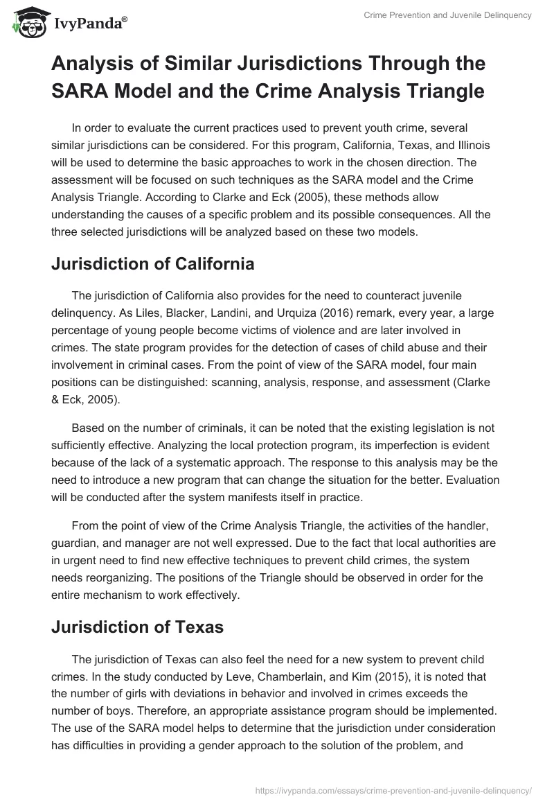 Crime Prevention and Juvenile Delinquency. Page 2