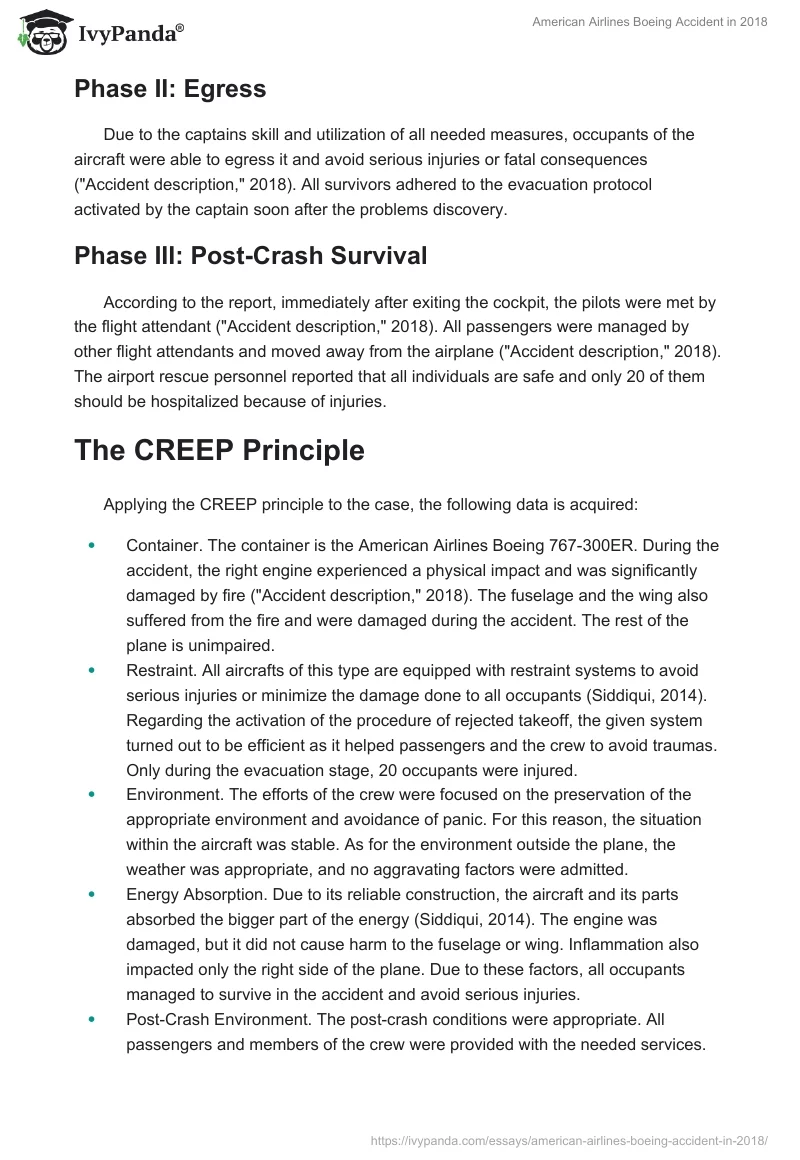 American Airlines Boeing Accident in 2018. Page 2