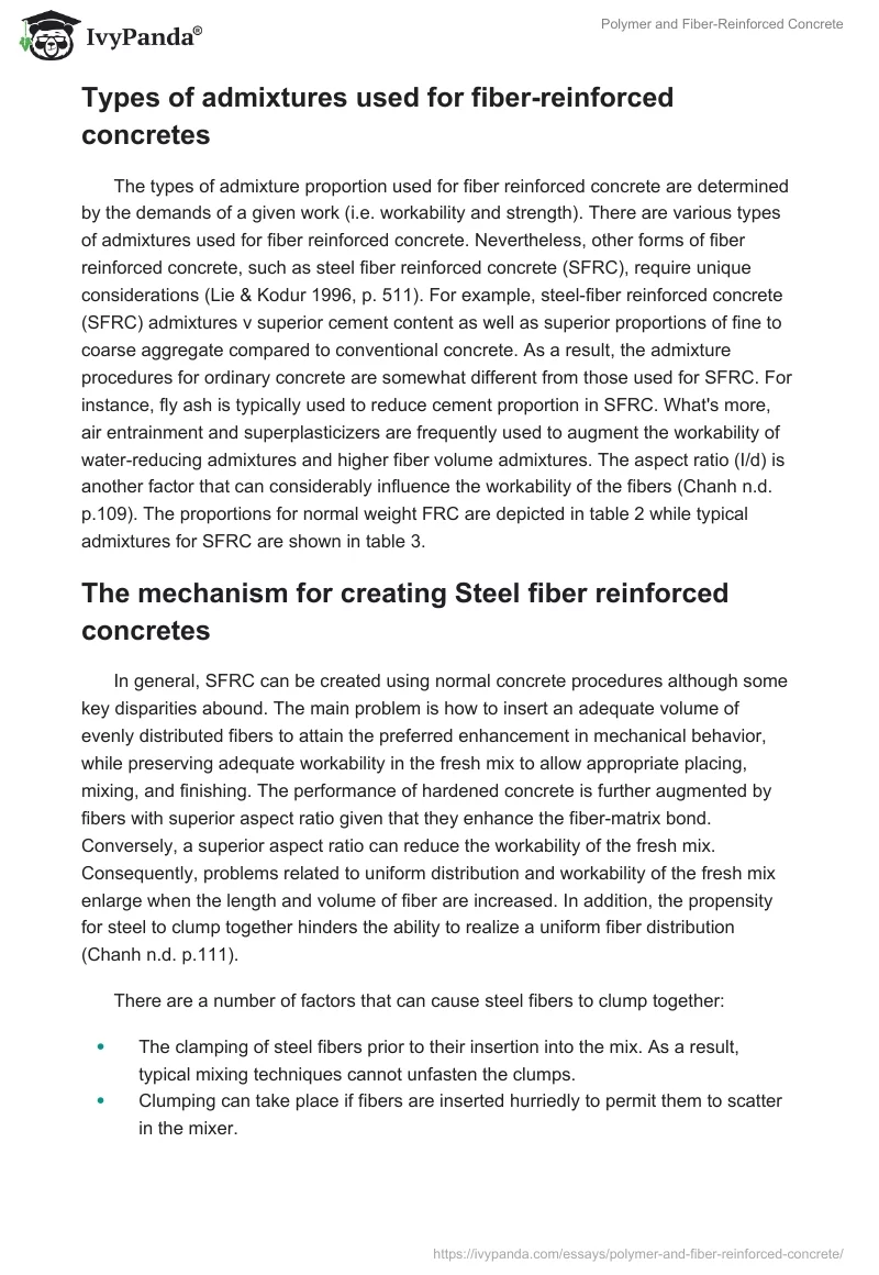 Polymer and Fiber-Reinforced Concrete. Page 5