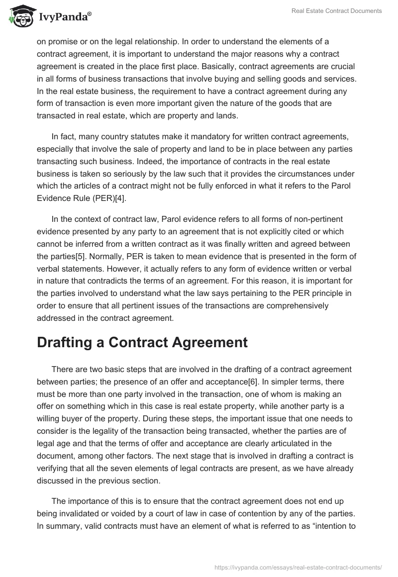 Real Estate Contract Documents. Page 2