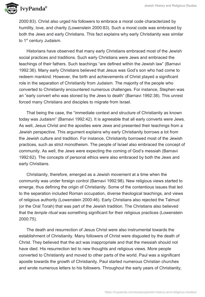 Jewish History and Religious Studies. Page 2